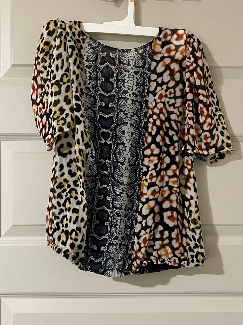 Express animal print top